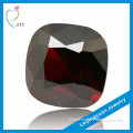wholesale cushion shape D-garnet Red color cz jewellery
